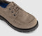 Womens BIRKENSTOCK Highwood Moc Lace Low Shoes Grey Taupe Suede R