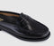 Womens G.H Bass & Co Weejun Penny Slide Loafers Black Leather