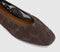 Womens OFFICE Foxglove Embroidered Leaf Print Ballet Pumps Brown