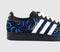 adidas Superstar II Trainers Afa Away Core Black White Lucid Blue