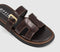 Womens OFFICE Sullie Cut Out Buckle Sandals Chocolate Brown