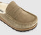 Mens BIRKENSTOCK Naples Shearling Clogs Taupe Suede