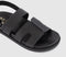 Womens OFFICE Sl Shelby  Slingback Cut Out Footbed Sandal Black