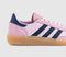 adidas Handball Spezial Trainers Rhinestone Orchid Fusion Dark Blue Gold Metallic