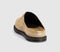 Mens Dr. Martens San Men's Mules Savannah Tan Hairy Suede