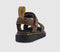 Kids Dr. Martens Marlowe Flower Toddler Sandals Dark Brown Tumbled Nubuck