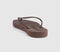 Womens Sleepers Tapered Flip Flops Brown