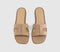 Womens OFFICE Slade Cut Out Sliders Taupe Faux Suede