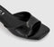 Womens OFFICE Minnie Kitten Heeled Mules Black
