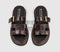Womens OFFICE Sullie Cut Out Buckle Sandals Chocolate Brown