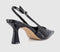 Womens OFFICE Hettie Slingback Court Heels Black Patent