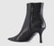 Womens Tony Bianco Sweetie Ankle Boots Black Vintage