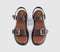 Womens OFFICE Sage Buckle Detail Platform Sandals Brown