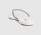 Womens Steve Madden Kustom Flip Flops White