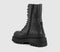 Womens Steve Madden Coast Lace Up Boots Black Leather