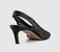 Womens OFFICE Marais Basket Weave Slingback Court Heels Black