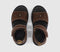 Kids Dr. Martens Marlowe Flower Kids Sandals Dark Brown Tumbled Nubuck