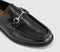Mens OFFICE Munich Snaffle Loafers Black Leather