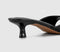 Womens OFFICE Minnie Kitten Heeled Mules Black