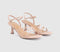 Womens OFFICE Millie Multi Strap Heels Blush