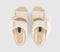 Womens 1774 BIRKENSTOCK Arizona Shearling Sandals Cream
