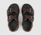 Womens Dr. Martens Zebzag Sandals Dark Brown Crazy Horse