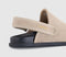 Womens Good News Frank Mules Beige Suede