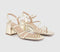 Womens OFFICE Mimi  Strappy Block Heel Sandals Gold