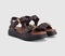 Womens OFFICE Sage Buckle Detail Platform Sandals Brown