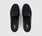 Womens G.H Bass & Co Weejun Penny Slide Loafers Black Leather