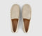 Womens Vagabond Shoemakers Mika Driver Loafers Cream Embossed