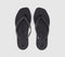 Womens Sleepers Tapered Flip Flop Black Transparent