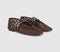 Womens OFFICE Flirt Woven Mary Janes Brown