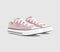 Kids Converse All Star Low Youth Trainers Petal Pit White Black
