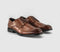 Mens OFFICE Miles 5 Eye Derby Shoes Tan