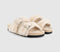 Womens 1774 BIRKENSTOCK Arizona Shearling Sandals Cream
