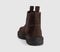 Mens OFFICE Bedford Chunky Chelsea Boots Brown Suede