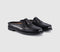Womens G.H Bass & Co Weejun Penny Slide Loafers Black Leather