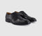 Mens OFFICE Moorfield Toe Cap Oxford Shoe Black Leather