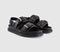 Mens Dr. Martens San Two Strap Men's Sandals Dark Brown Analine Croc