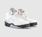 Jordan Air Jordan 5 Retro Trainers White Med Soft Pink Black