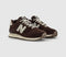 New Balance 574 Trainers Pumpernickle Angora