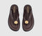 Womens OFFICE Sardinia Hardware Toe Post Sandals Brown