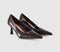 Womens OFFICE Makeover Kitten Heels Court Brown