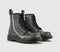 Kids Dr. Martens 1460 Junior Boots Black Silver Glitter