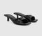 Womens OFFICE Minnie Kitten Heeled Mules Black