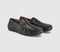 Womens Vagabond Shoemakers Mika Driver Loafers Black Embossed