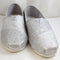 Kids Toms Youth Classics Silver Glitter