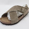 Womens Birkenstock Tulum Cross Sandals Taupe Suede