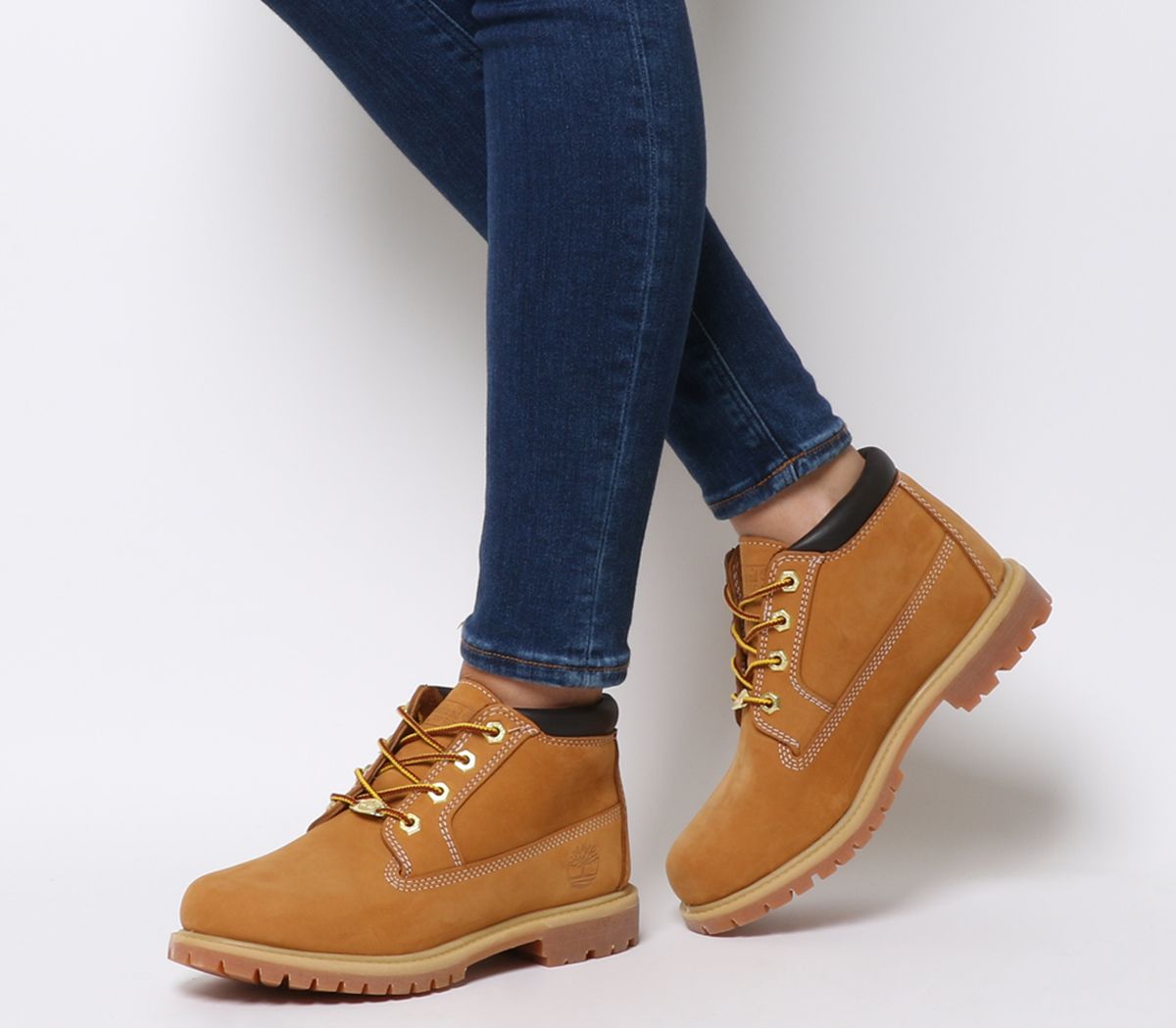 Timberland Nellie Chukka Double Waterproof Boots Wheat Nubuck - OFFCUTS SHOES by OFFICE